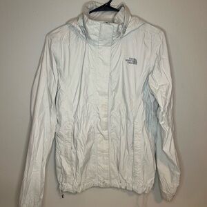 The North Face Off White Water-Resistant Wind Breaker Relaxed Fit